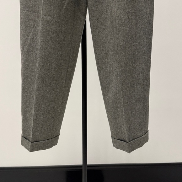 Vintage Lauren Ralph Lauren Gray Wool Trousers High Rise Size 8 - Picture 4 of 12